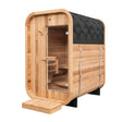 Cedar Duo: Premium Barrel + 2 Person Sauna