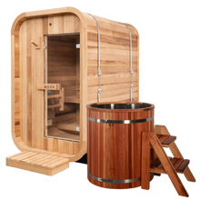 Cedar Duo: Premium Barrel + 2P Sauna
