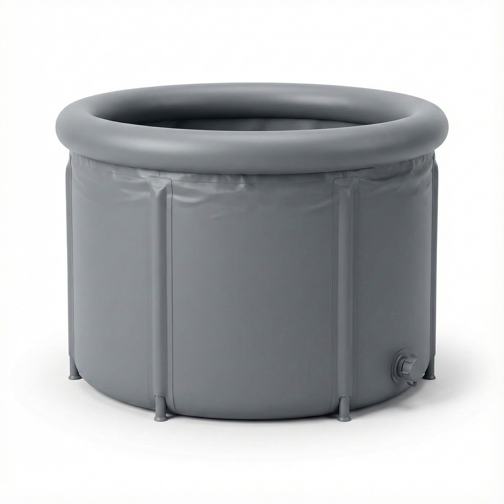 Generic low quality inflatable ice bath tub without insulation or chiller