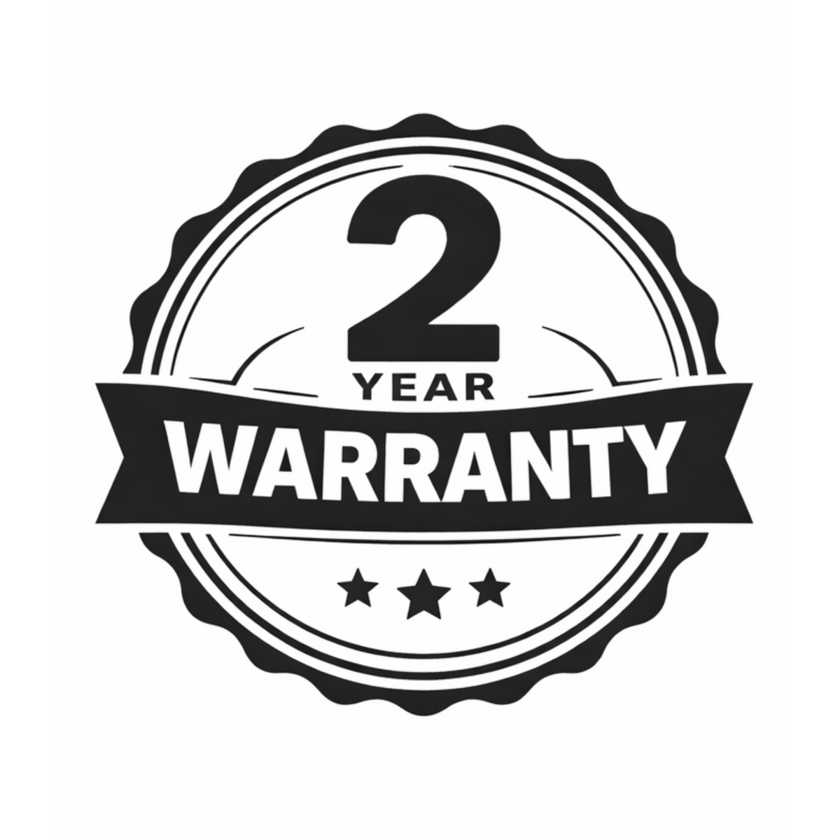 Standard 2 Year Warranty