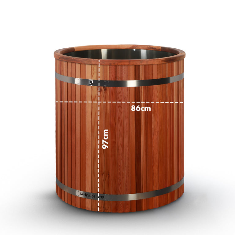 Cedar Duo: Premium Barrel + 2 Person Sauna